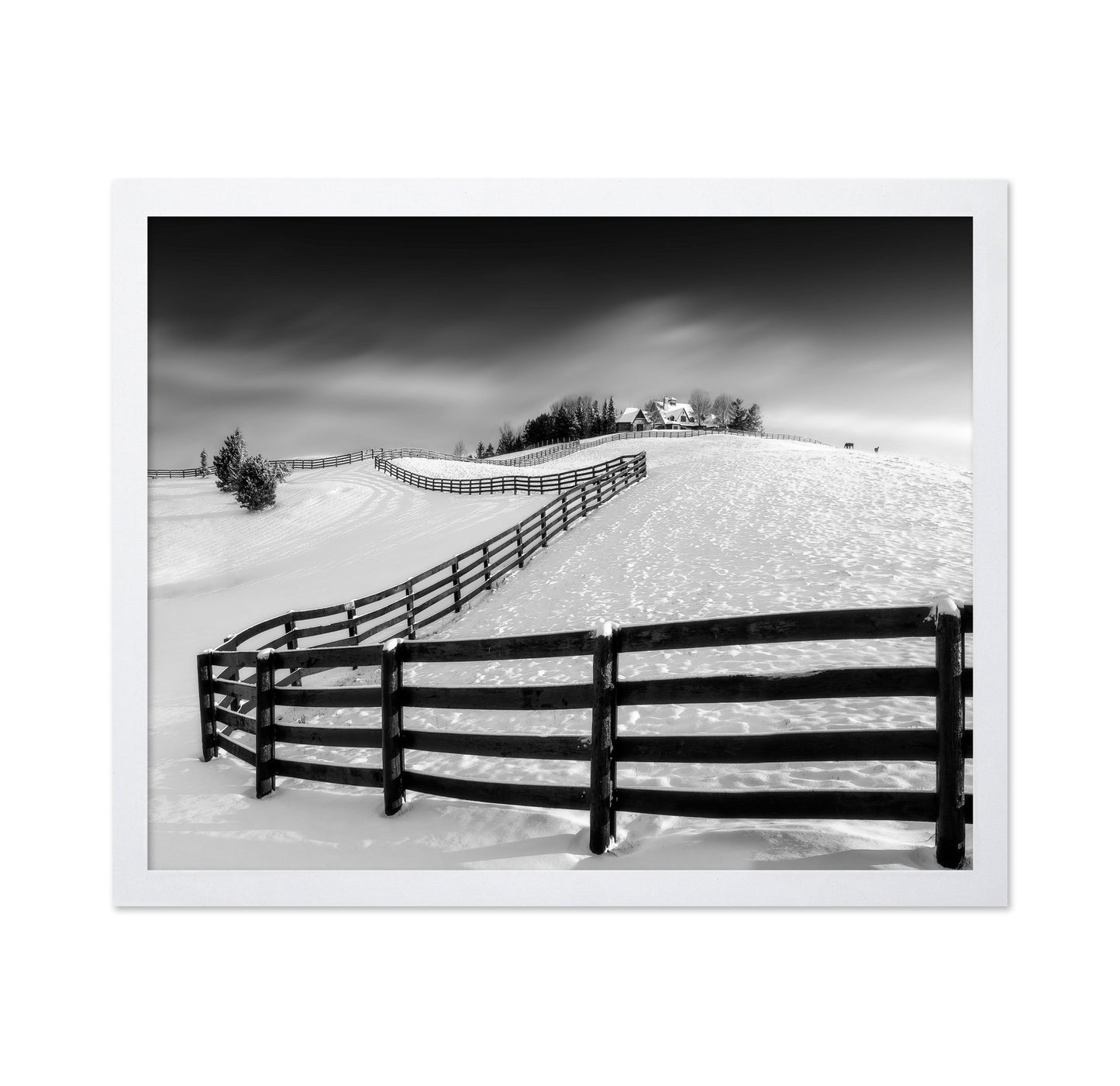 Snowy Fence Hills