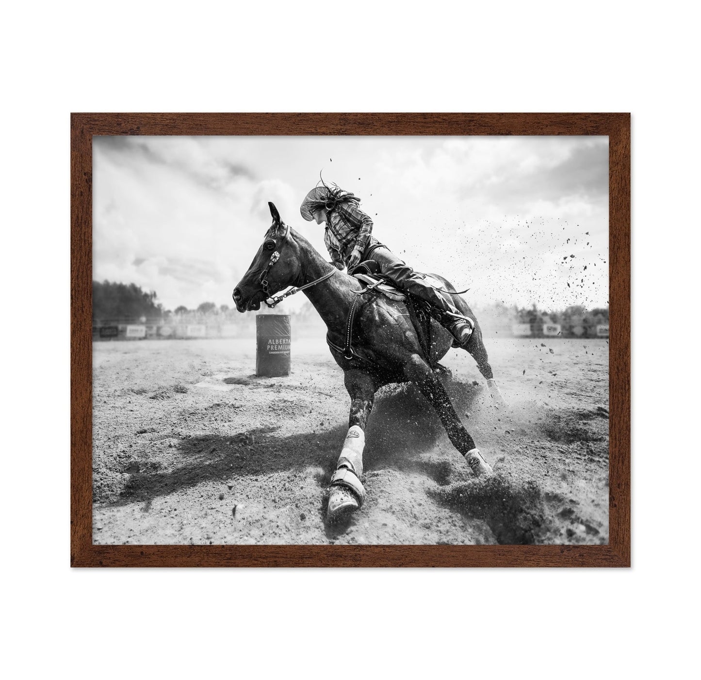 Barrel Racing Action No2