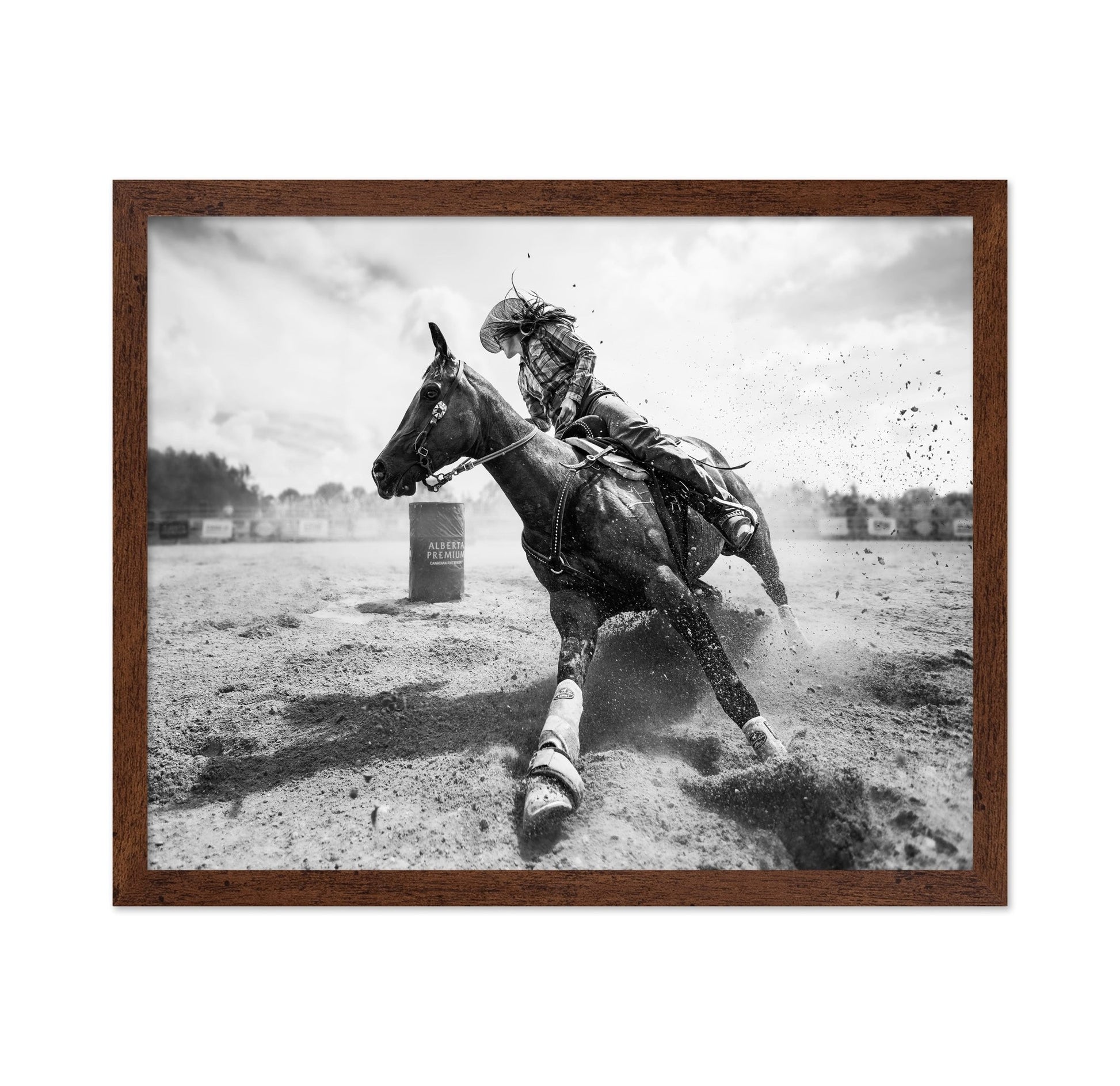 Barrel Racing Action No2