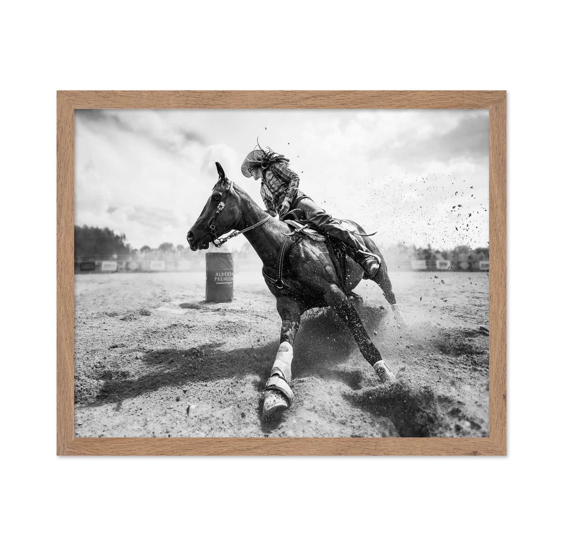 Barrel Racing Action No2