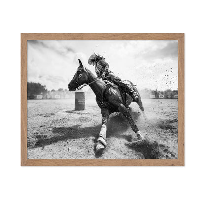 Barrel Racing Action No2