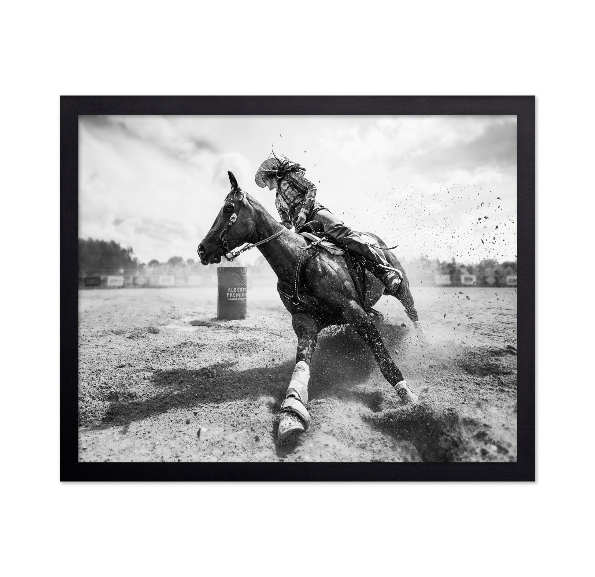 Barrel Racing Action No2