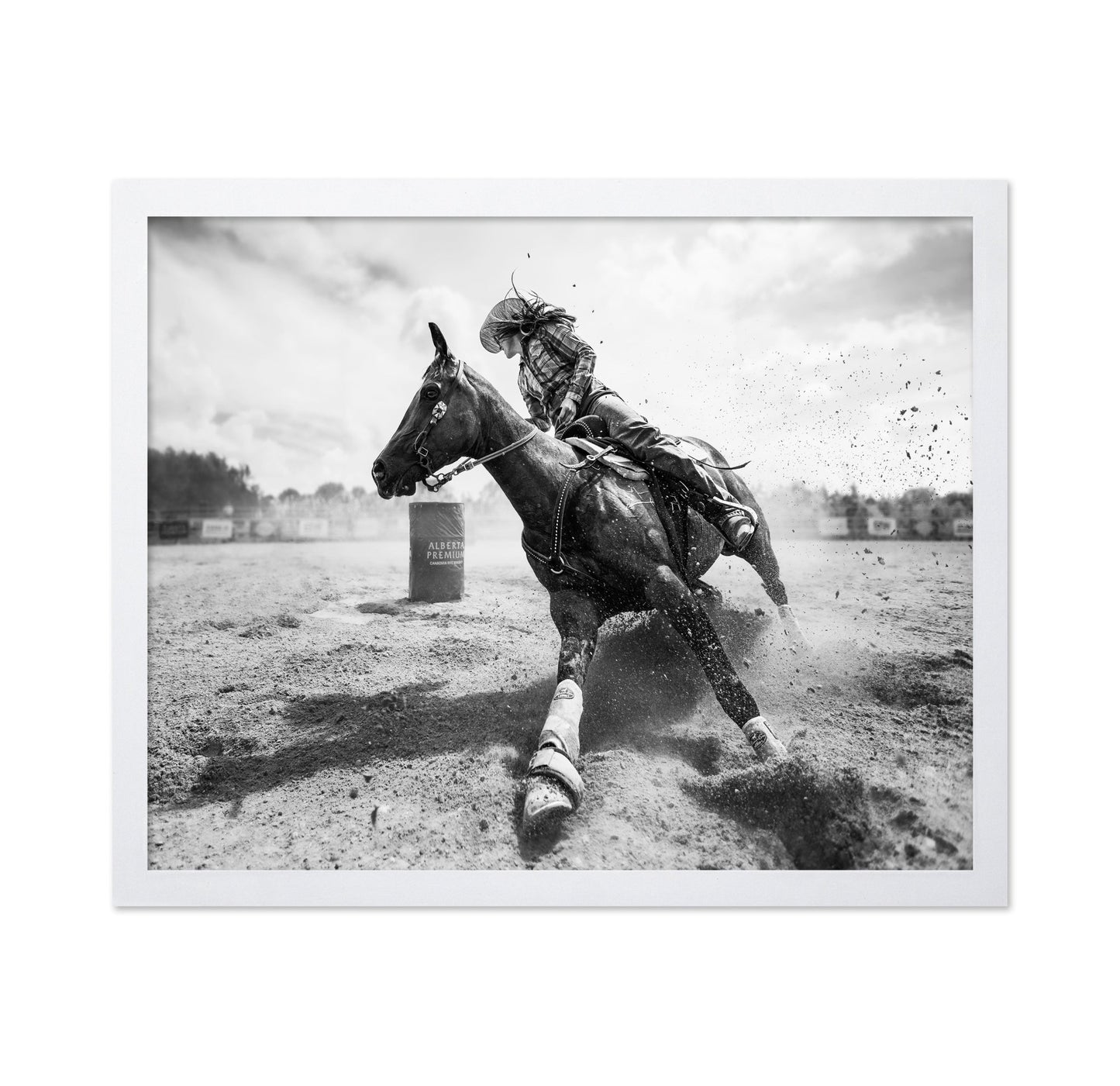 Barrel Racing Action No2