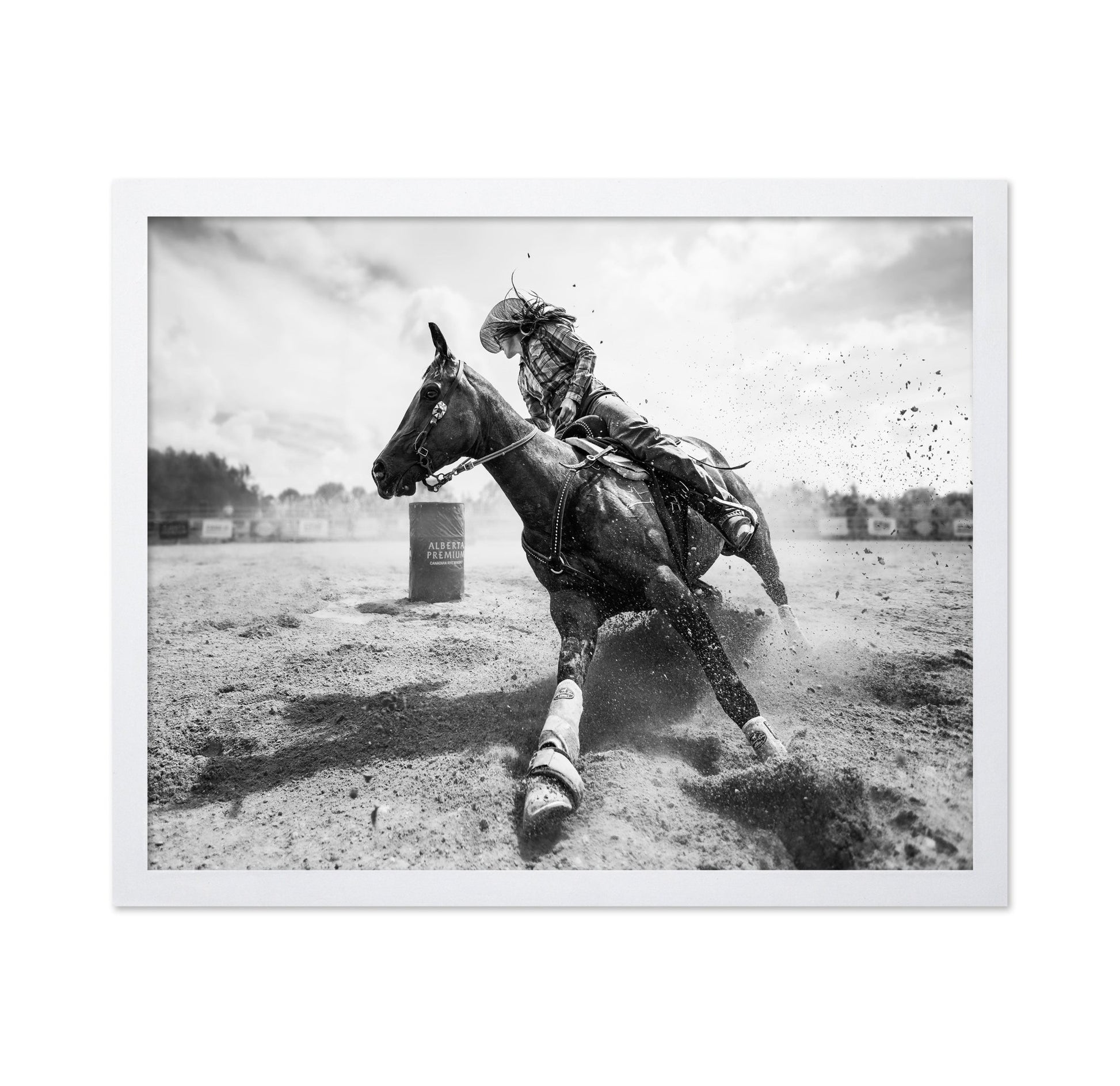Barrel Racing Action No2