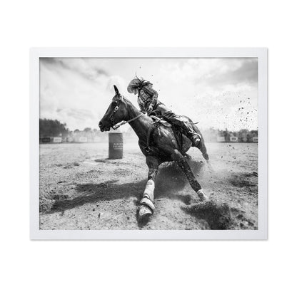 Barrel Racing Action No2