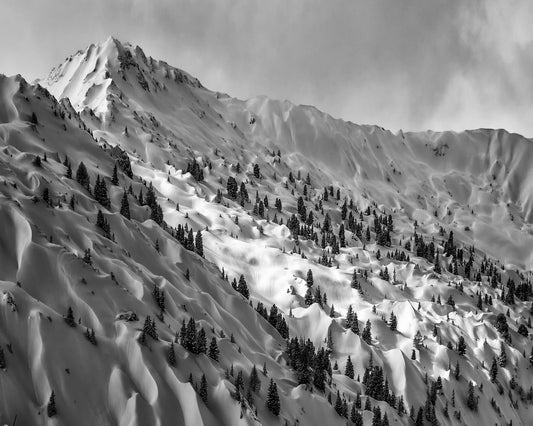 Snowy Mountain Ridge