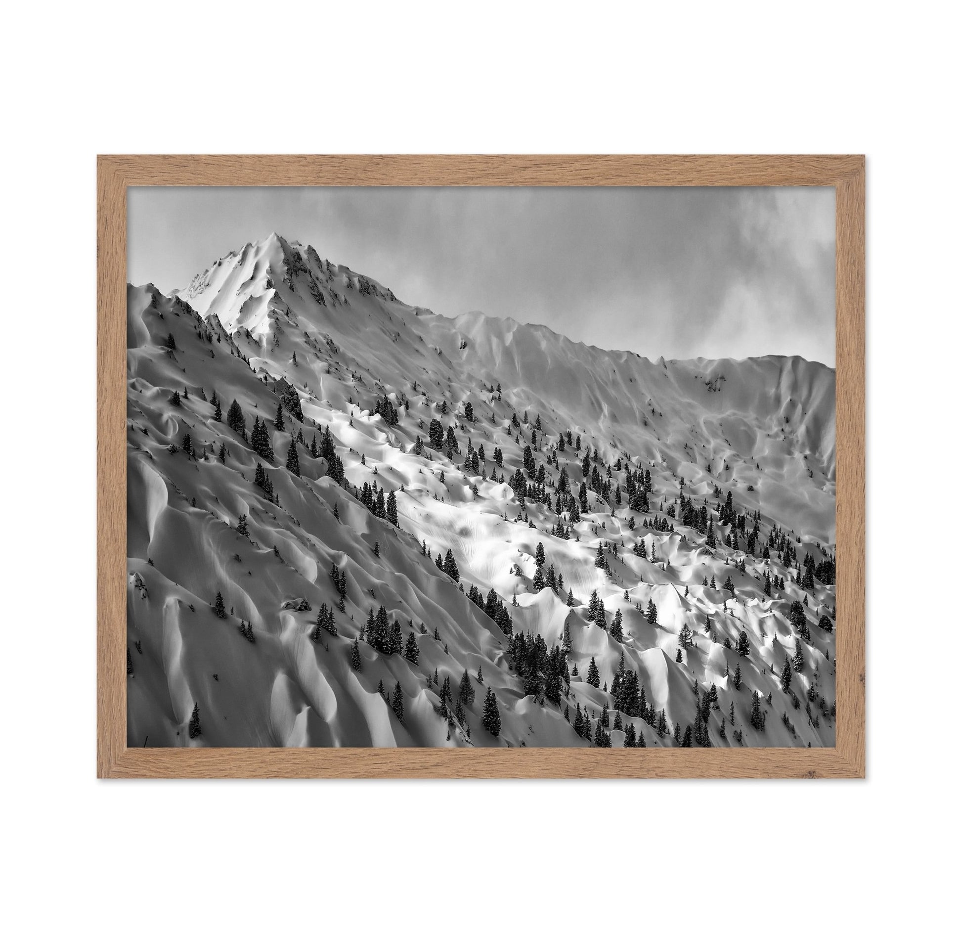 Snowy Mountain Ridge