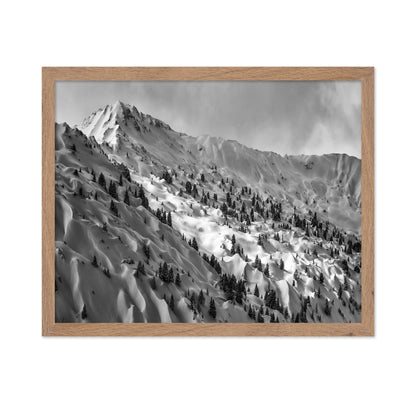 Snowy Mountain Ridge