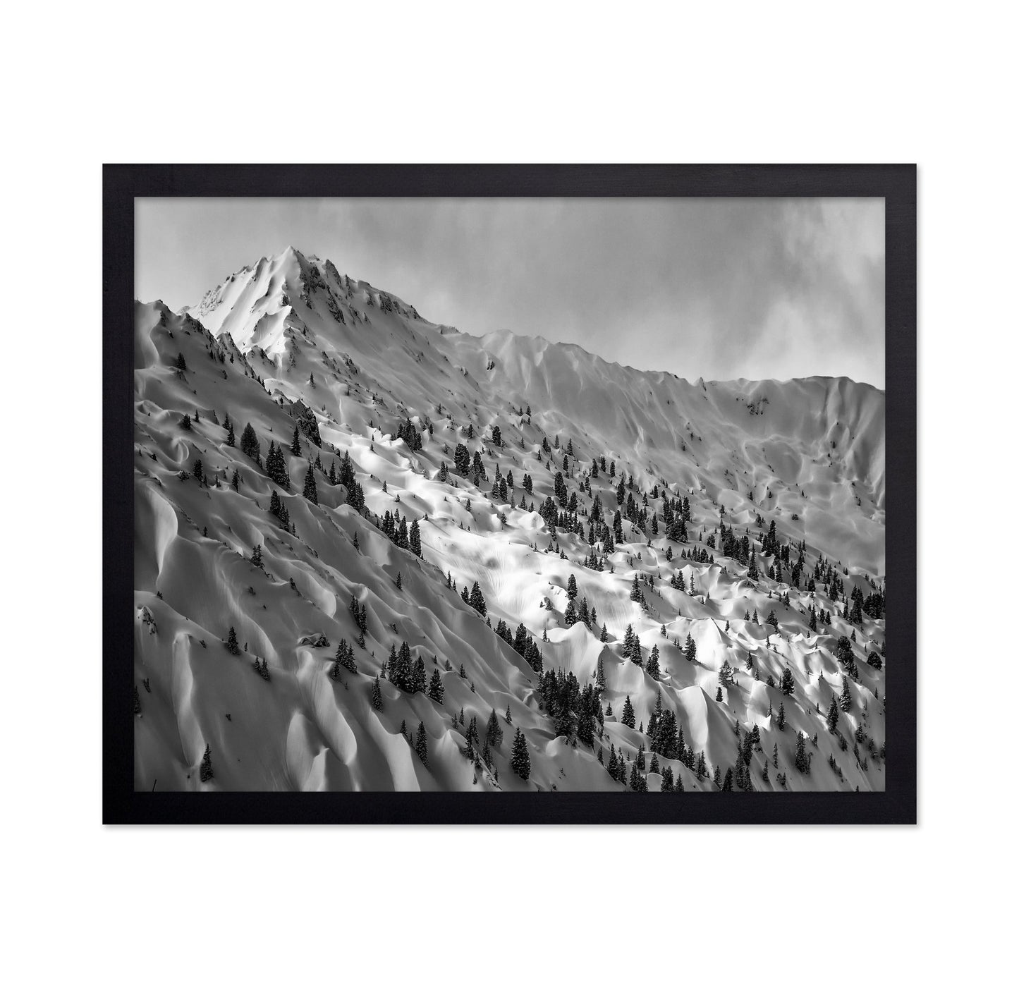 Snowy Mountain Ridge