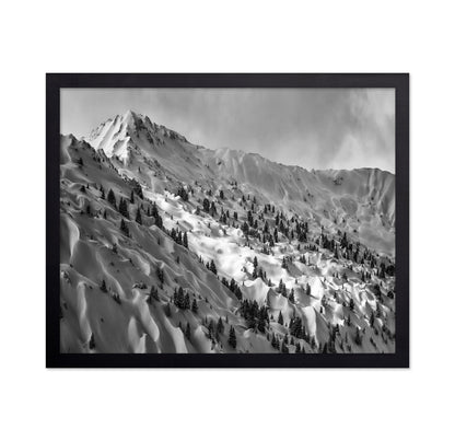 Snowy Mountain Ridge