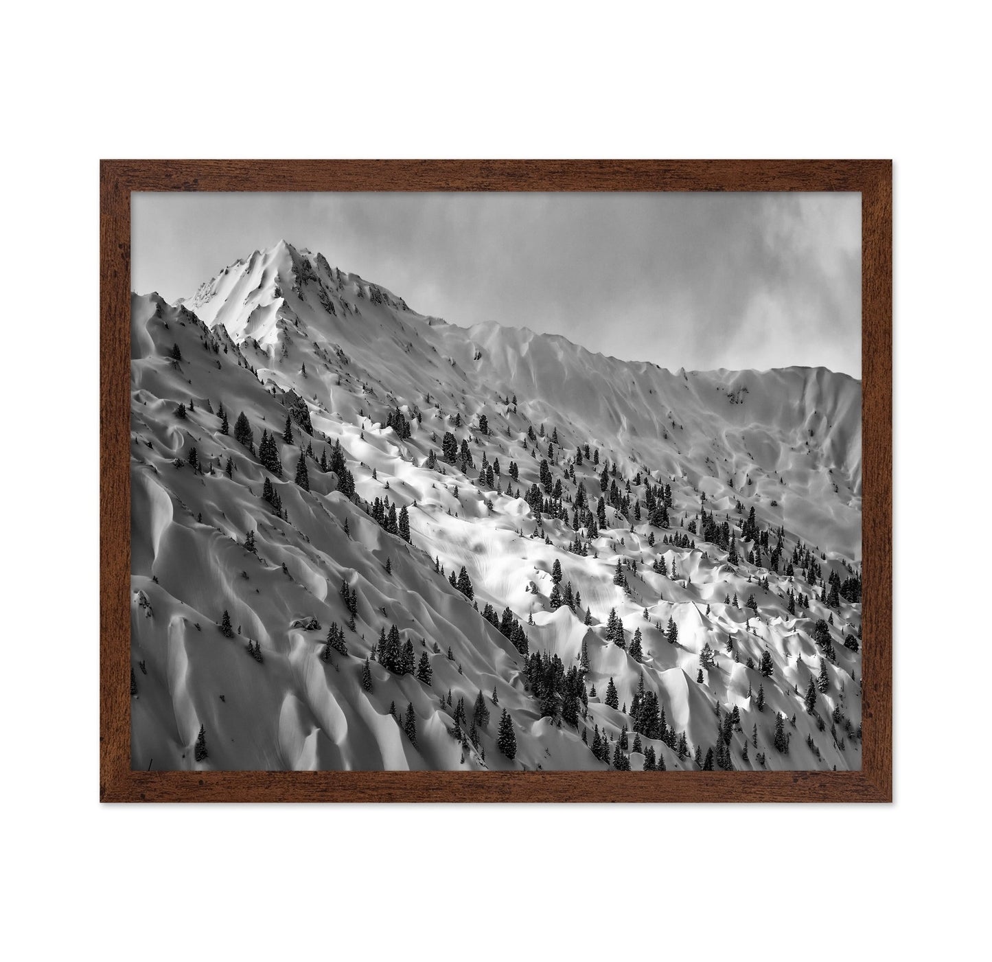 Snowy Mountain Ridge