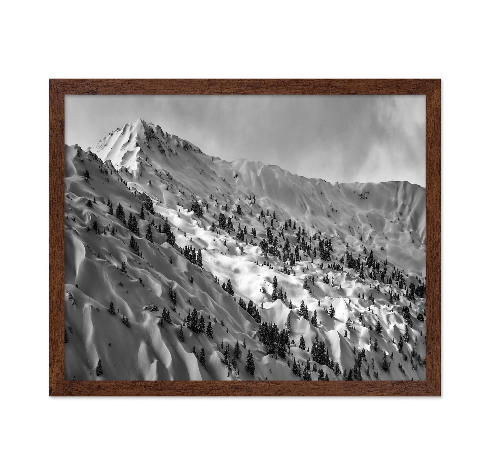 Snowy Mountain Ridge