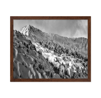 Snowy Mountain Ridge