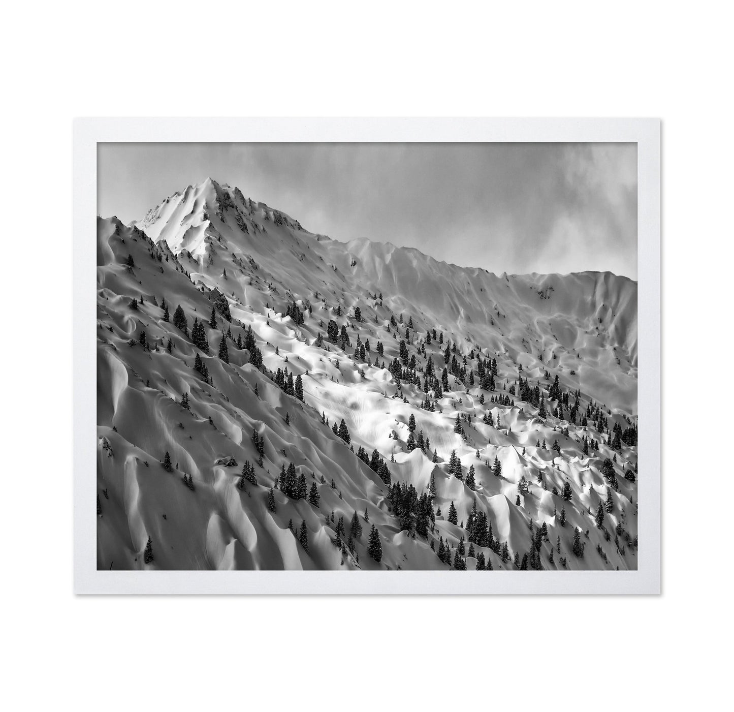 Snowy Mountain Ridge