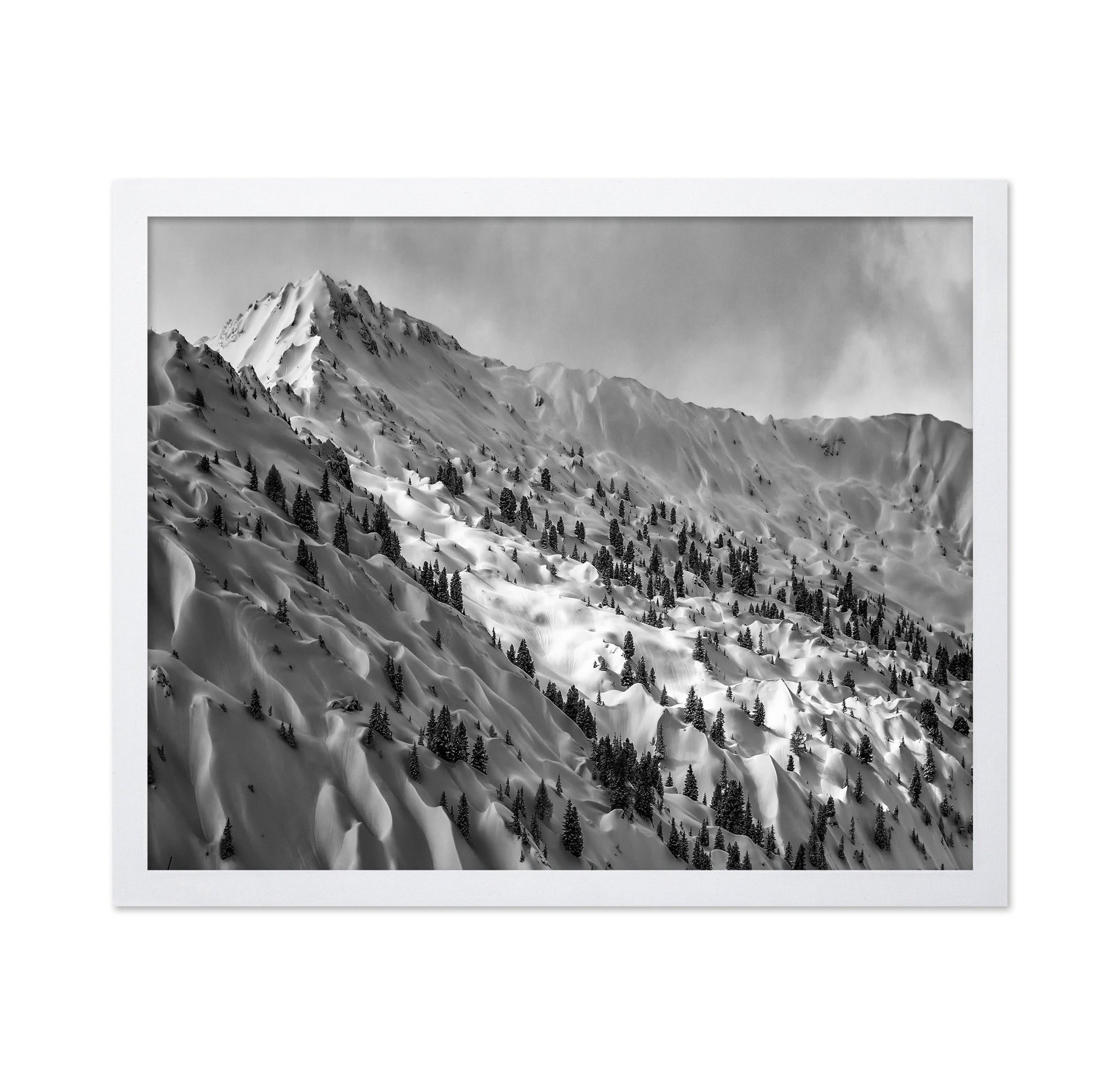 Snowy Mountain Ridge