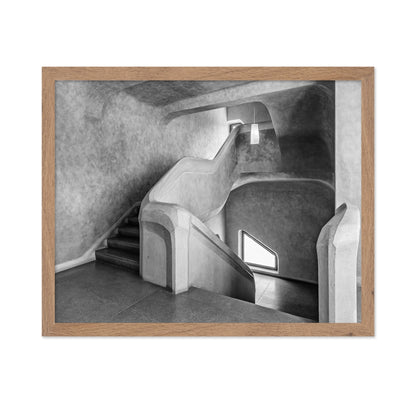 Curved Concrete Staircase