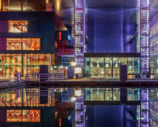 Neon Urban Reflection
