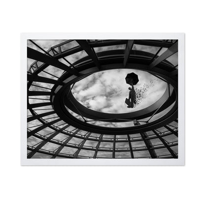 Floating Umbrella Man