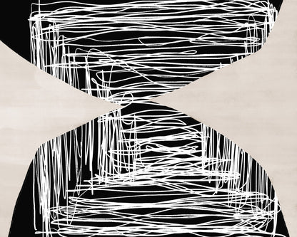 Abstract Hourglass Lines