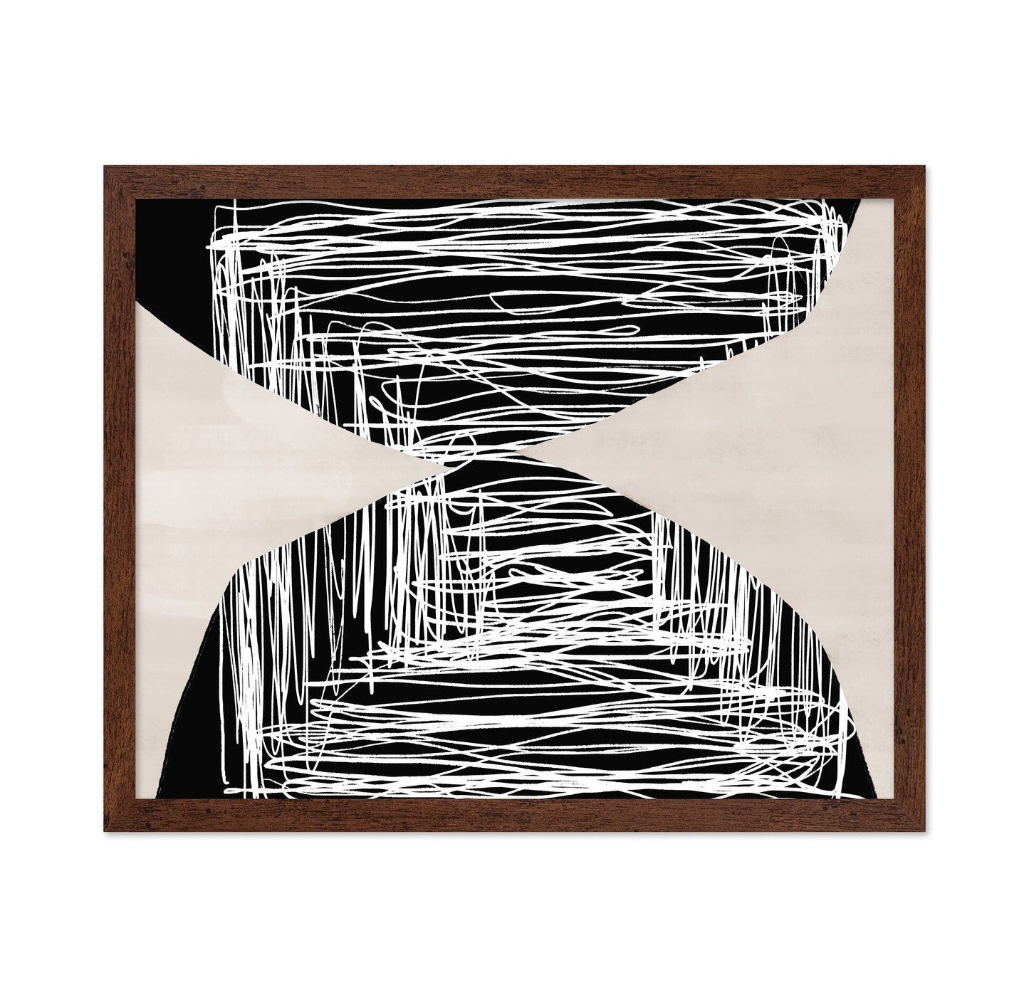 Abstract Hourglass Lines