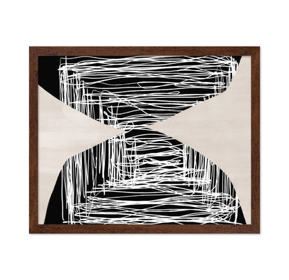 Abstract Hourglass Lines