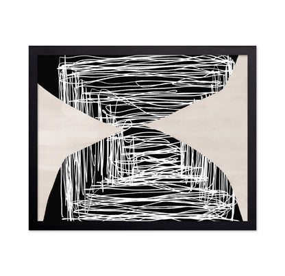 Abstract Hourglass Lines