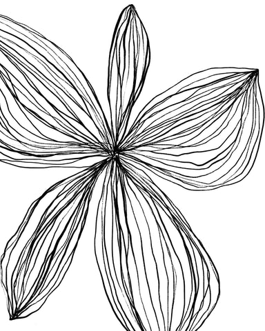 Line Art Flower