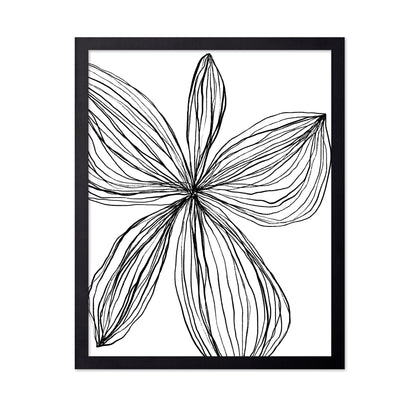 Line Art Flower