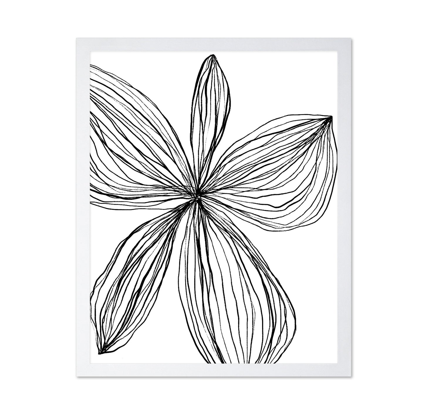 Line Art Flower