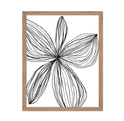 Line Art Flower
