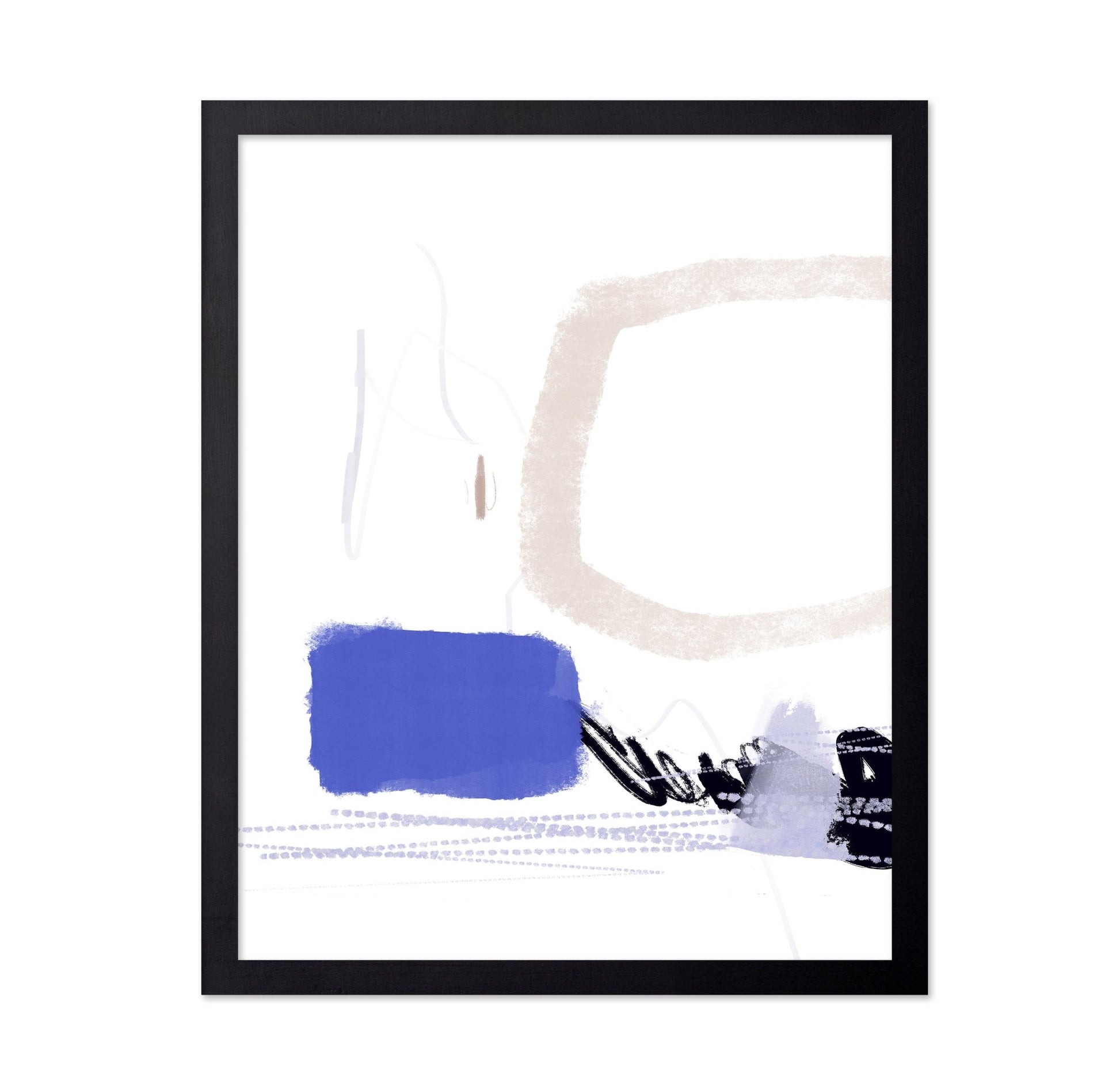 Blue Minimal Marks