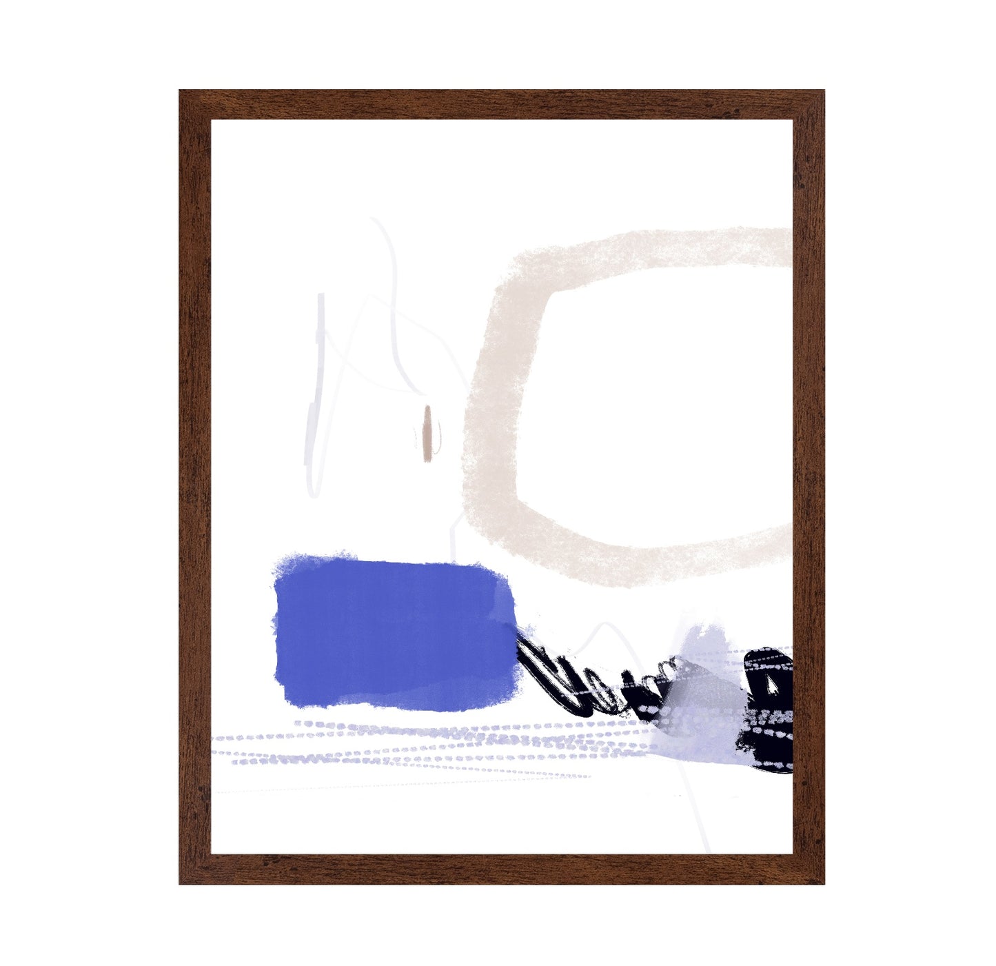 Blue Minimal Marks