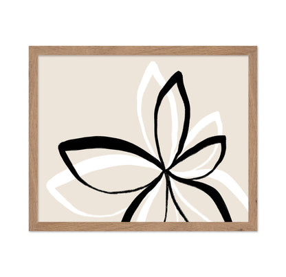 Minimal Flower Outline