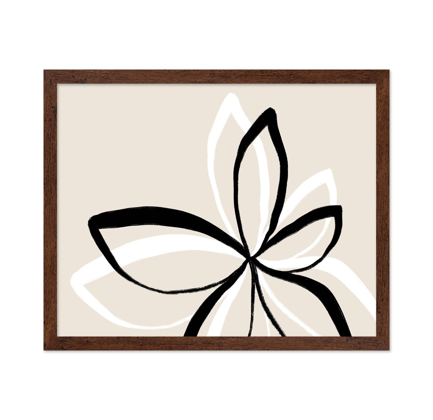 Minimal Flower Outline