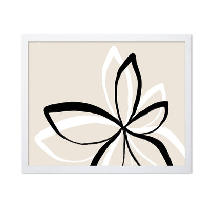 Minimal Flower Outline