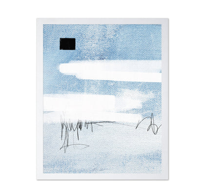 Blue Canvas Scribble