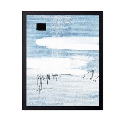 Blue Canvas Scribble