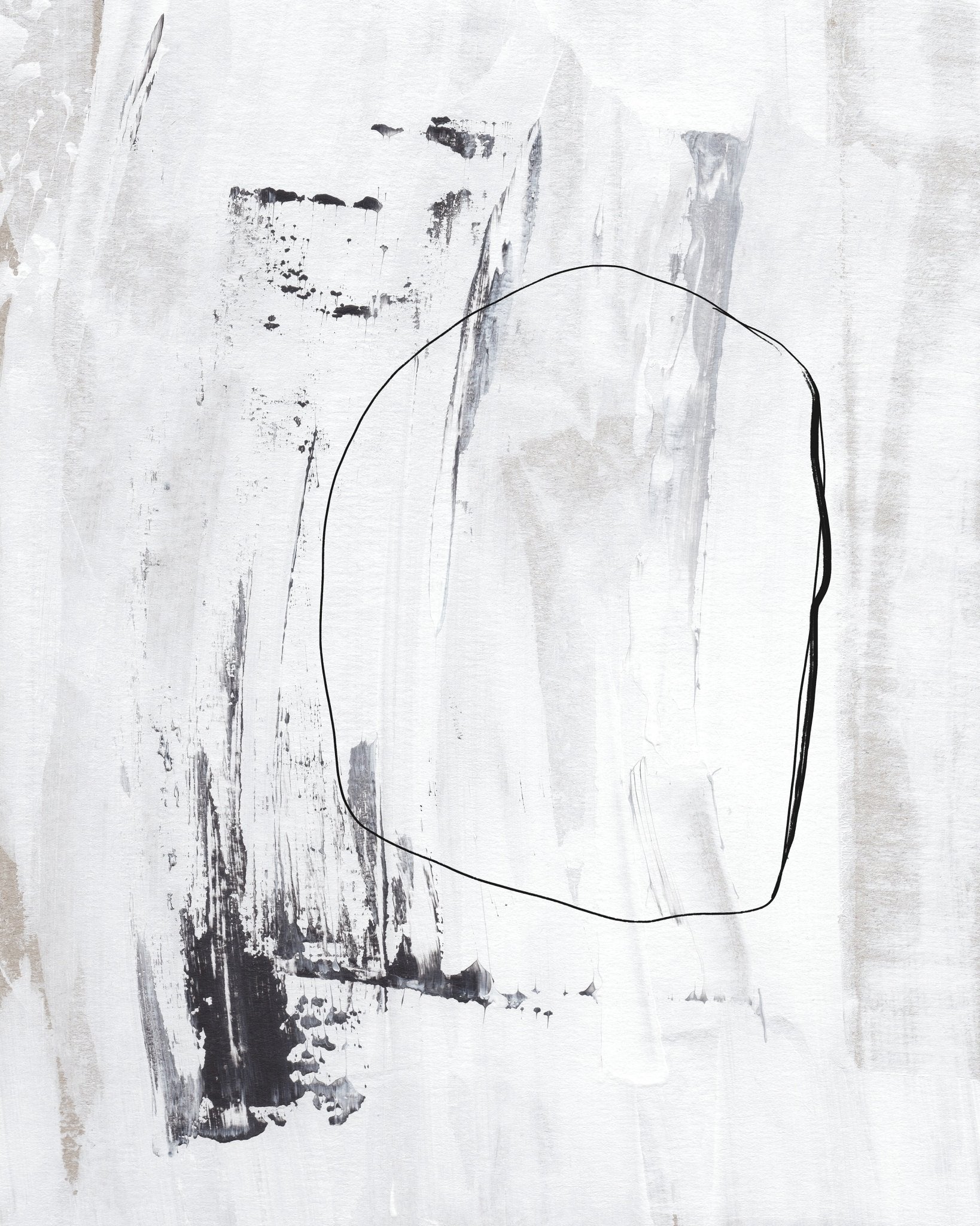 Soft Grey Outline