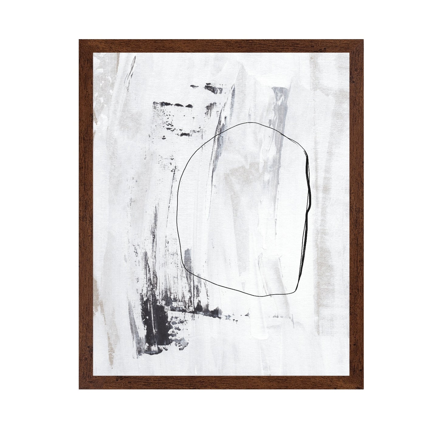 Soft Grey Outline