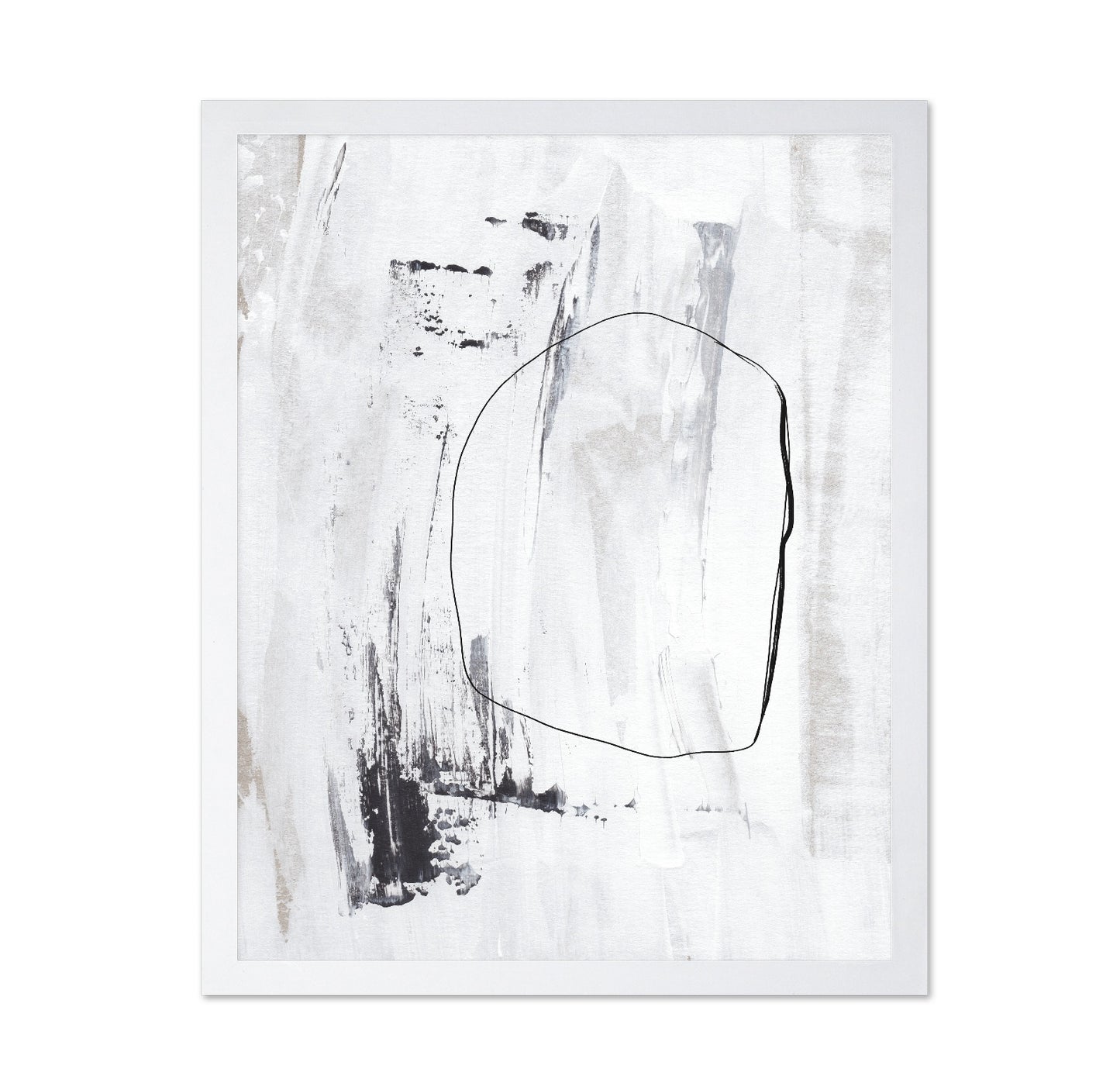 Soft Grey Outline