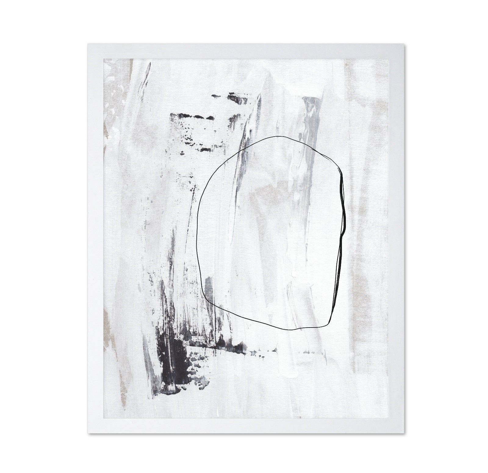 Soft Grey Outline