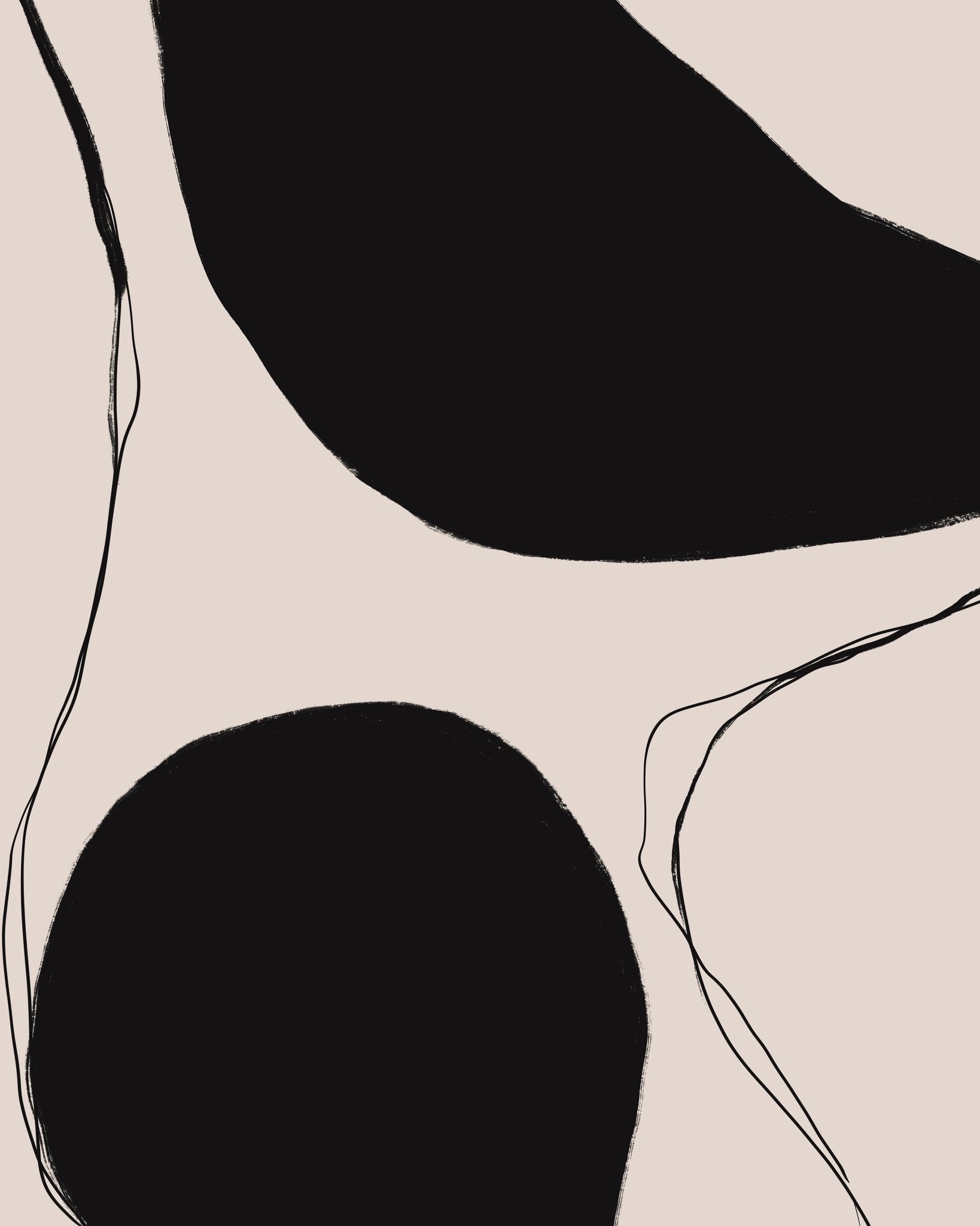 Abstract Black Balance