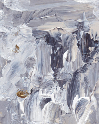 Silver Floral Flow