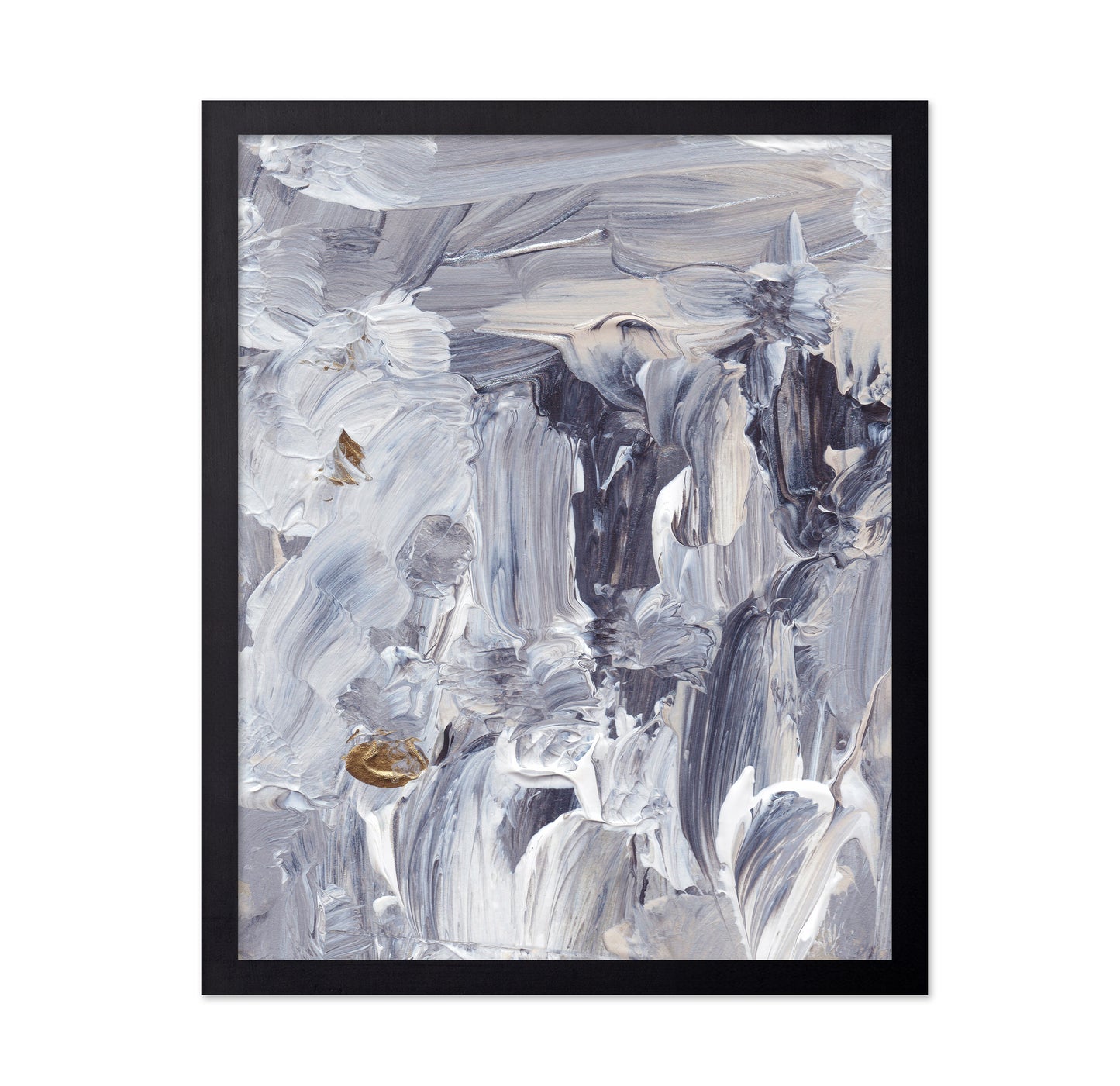 Silver Floral Flow