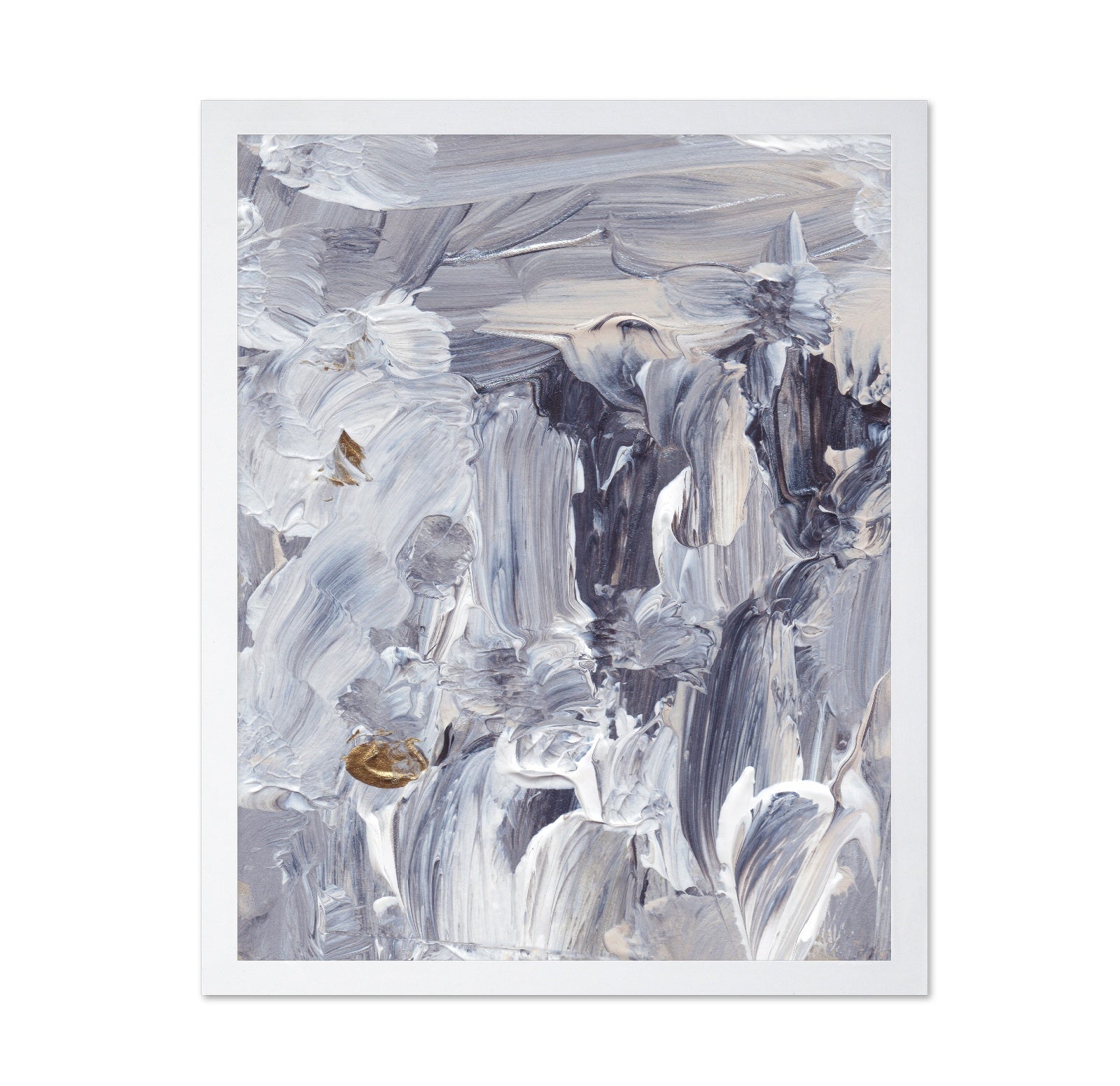 Silver Floral Flow