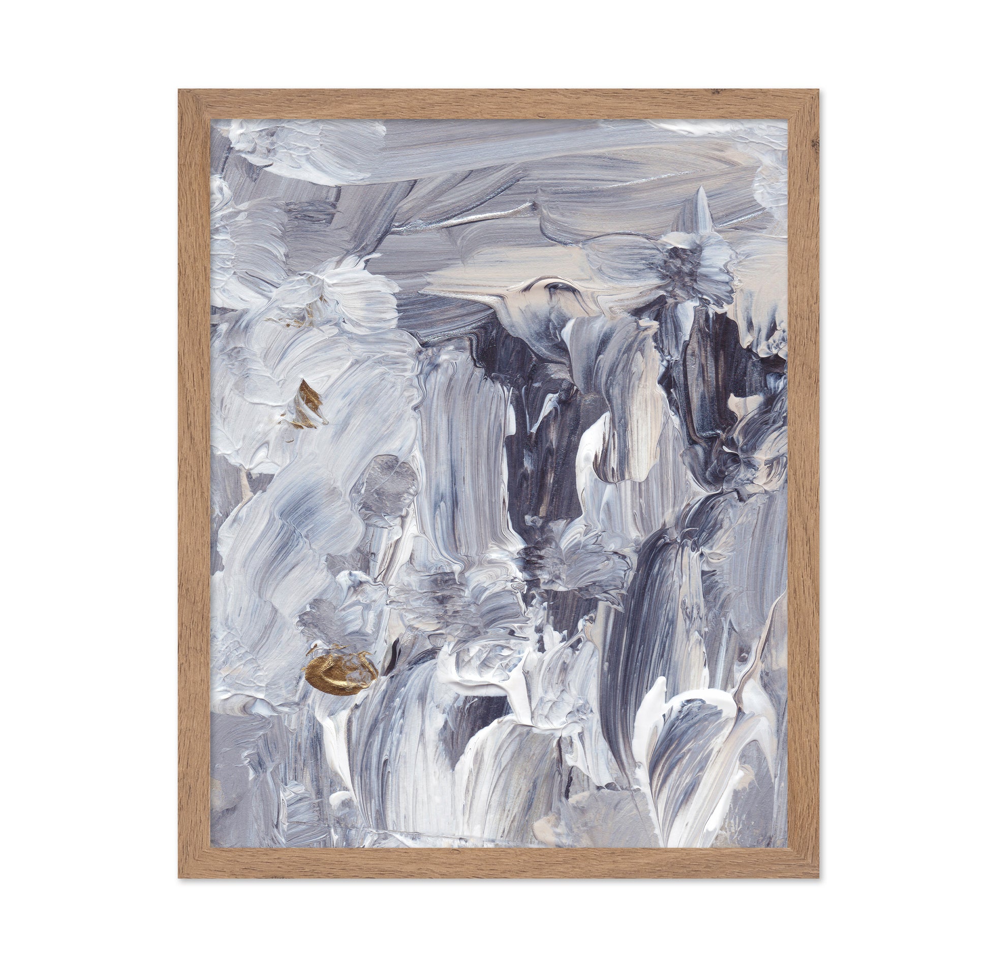 Silver Floral Flow