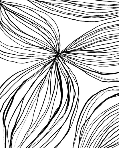 Flowing Line Flower
