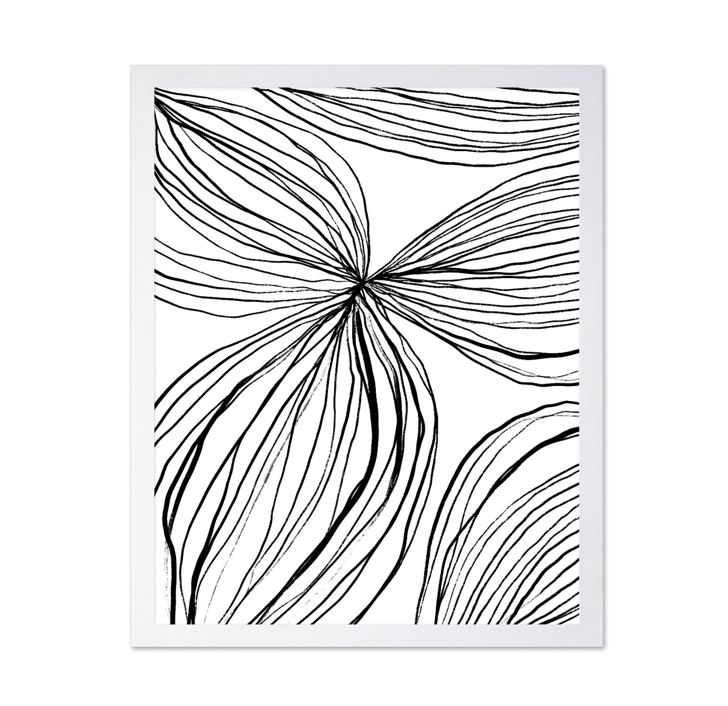 Flowing Line Flower