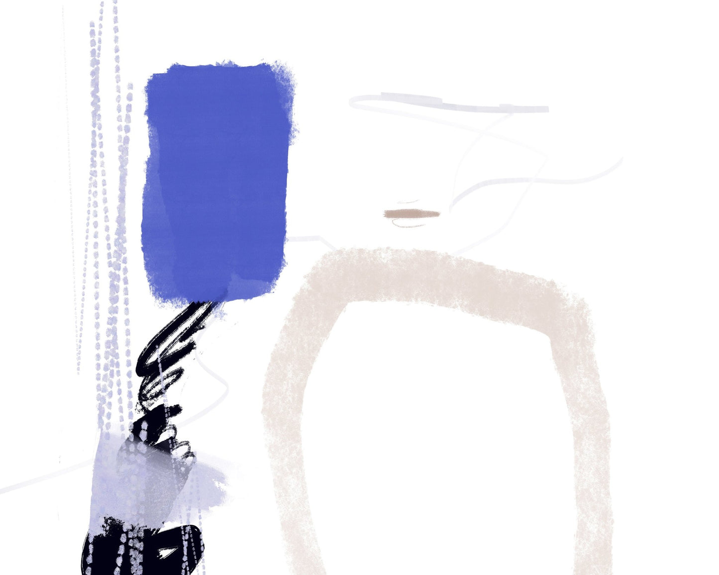 Blue Minimal Balance