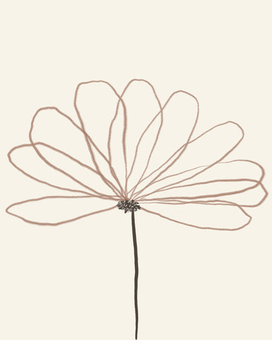 Minimal Line Flower No1